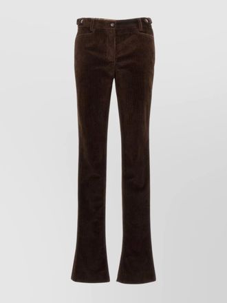 Dolce & Gabbana corduroy flared leg trousers