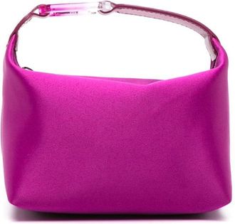 Eéra Moon satin top-handle bag - women - Fabric/Plastic/Calf Leather - One Size - Purple