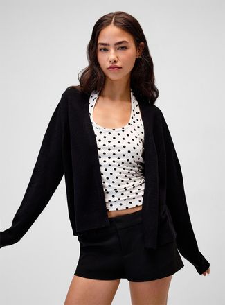 Only Womens Lesly open Cardigan Sweater