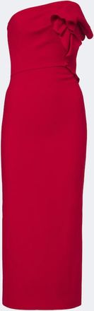 Roland Mouret Abito bustier in lana e seta