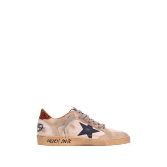 Golden Goose Sneakers, male, Multicolor, 9 UK, Ballstar Leather and Suede Trainers