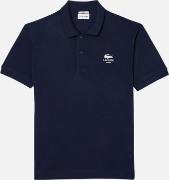 Lacoste Mens Lacoste PH2723 Mens Polo Shirts Collared Classic Fit Top Summer Sports Golf Tee - Navy - Size: 40