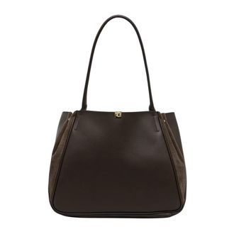 Coccinelle Pansy Shopper - Dames - Schoudertassen - Groen - ONE Size - Leer - Tassen