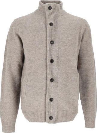Barbour Essential Patch Zip Through - Knitwear - Hombre - Gris - XL