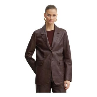 Forte_Forte Jassen, Dames, Bruin, S, Leer, My Jacket