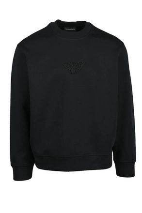 Emporio Armani Stretch Crewneck Sweatshirt - Black