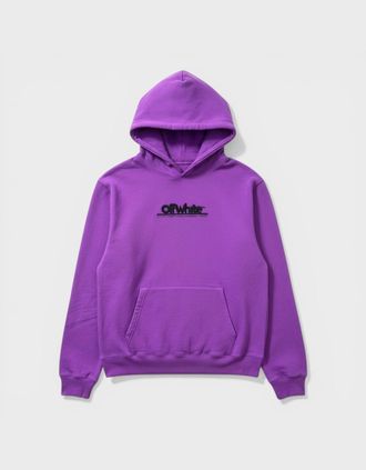 Off-white Womens Chunky Logo Slim Hoodie Orchid - Purple - Size: 18/16