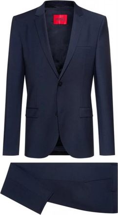 HUGO BOSS Arti/Hesten 212X Pak - Heren - Blazers - Blauw - 2XL - Wol - Jassen