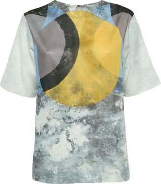 Marni 2024 top met abstracte cirkel - Grijs