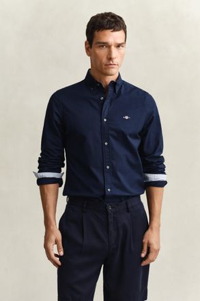 GANT Men Stretch Oxford Shirt (XXXL) MARINE