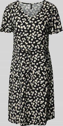 Vero Moda Tailliertes Freizeitkleid aus reiner Viskose Modell EASY JOY in Black, Gr&ouml;&szlig;e XL