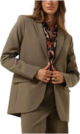 Summum Foam Uni Blazer - Dames - Blazers - Bruin - XS - Leer - Jassen