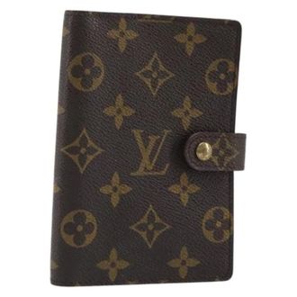 Louis Vuitton Pre-owned Wallets, female, Brown, Size: ONE SIZE Pre-owned Day Planner Cover