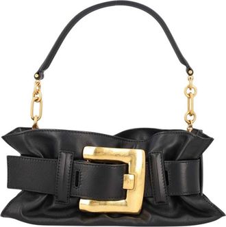 Balmain Black Anthem Mini Shoulder Bag