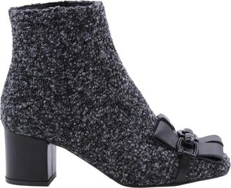 Enzo Di Martino Queen Charlotte Enkellaars - Dames - Laarzen met Hak - Grijs - 36 EU - Schoenen
