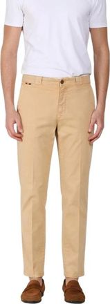 Mason's Madison M74 Chino Broek - Heren - Chinos - Beige - S - Katoen - Broeken