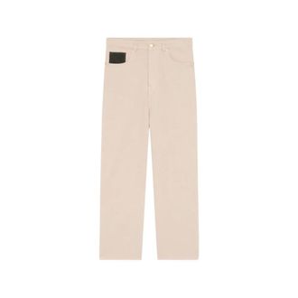 Dr&ocirc;le de Monsieur Straight Jeans, male, Beige, Size: W34 Straight Jeans