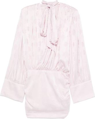 Rotate LS Mini Dress - Dames - Feestkleedjes - Roze - XS - Kleedjes