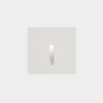 Leds - C4 Leds C4 Bat Square Lineal Aplique Led Empotrable Exterior Cuadrado Blanco Ip65 2.2w 2700k