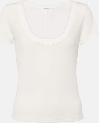 Frame Denim Rib Baby Tee jersey top