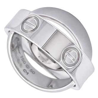 Cartier Love White Gold (18K) Band Ring (Pre-Owned)
