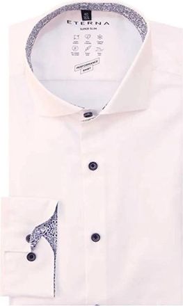 Eterna Heren, Overhemden, Wit, Maat: 2XL