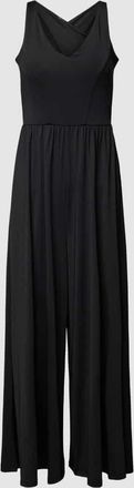 Zero Jumpsuit mit V-Ausschnitt in Black, Gr&ouml;&szlig;e 36
