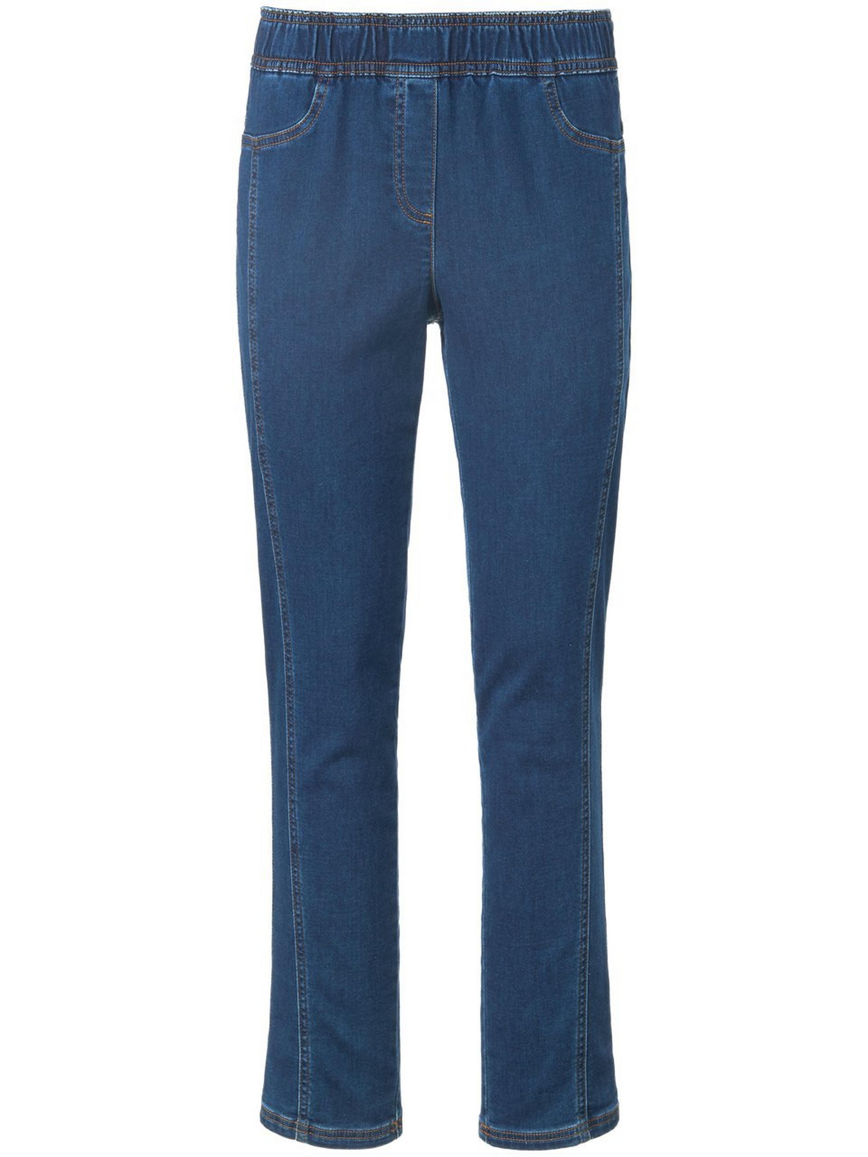 STREET ONE Damen High Waist Jeans – Authentic Light Blue, Wide Leg, Casual Fit – Größe 34W X 30L
