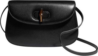 Gucci Black Bamboo Small Shoulder Bag