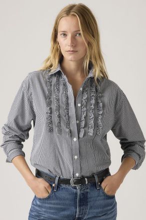 Levi's Novelty Harlie Shirt - Donna - XS - Blu / Ceicil Micro