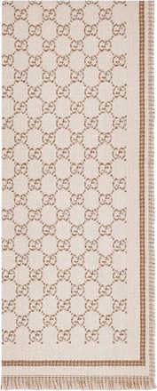 Gucci DOUBLE SIDE GG WOOL SCARF - Gucci - Woman