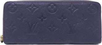 Louis Vuitton Monogram Empreinte Marine Rouge Monogram Empreinte Long Wallet (Bi-Fold) (Pre-Owned)