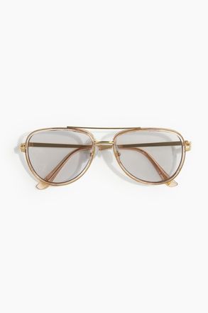 H&M Sonnenbrille - Hellbeige/Goldfarben
