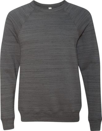 Bella + Canvas Sponge Fleece Raglan Crewneck Sweatshirt