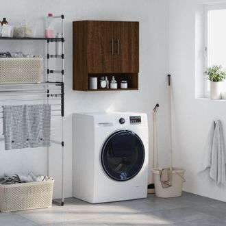 vidaXL Armario De Pared Madera De Ingenier&iacute;a Marr&oacute;n Roble 60x31x70 Cm Vidaxl