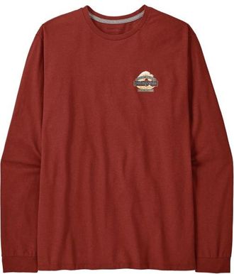 Patagonia L/S Great Waves Responsibili-Tee Longsleeve f&uuml;r Herren | rot