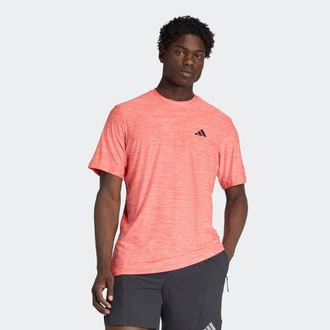 adidas T-Shirt ADIDAS PERFORMANCE TR-ES STRETCH T, Herren, Gr. 3XL, easy coral mel, schwarz, Obermaterial: 92% Polyester, 8% Elasthan, normal, Shirts T-Shirt