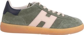 Hogan Cool Suede Contrast Logo Sneakers
