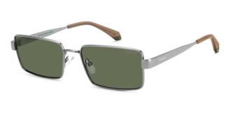 Polaroid PLD 6255/S/X Polarized 6LB/UC Mens Sunglasses Silver Size 56