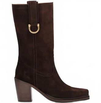 Frye Womens Sedona Mid D-Ring Boot In Chocolate