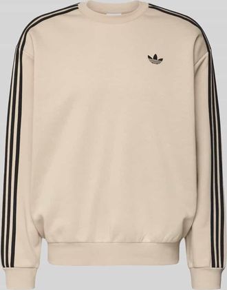 adidas Originals Sweatshirt mit Label-Stitching in Beige, Gr&ouml;&szlig;e XL