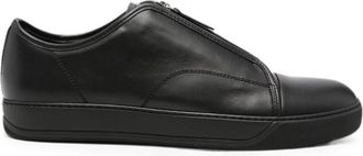 Lanvin Black Zipper Sneakers