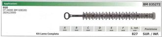 EGO Kit Lama superiore / inferiore EGO tagliasiepe HT 2400E 035272
