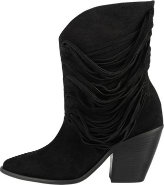 L37 Unieke Damesmode Schoeisel - Dames - Cowboylaarzen - Zwart - 35 EU - Schoenen