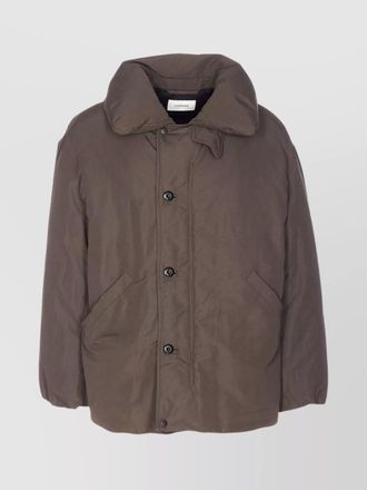 Christophe Lemaire puffer blouson with high collar and pockets