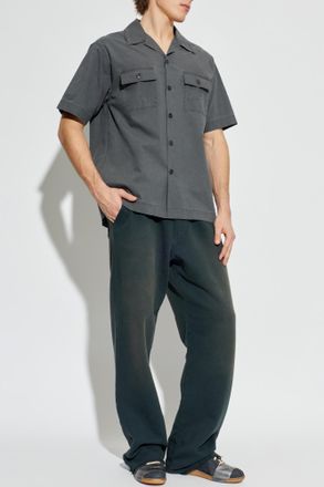Maison Margiela Shirt With Logo, Mens, Grey