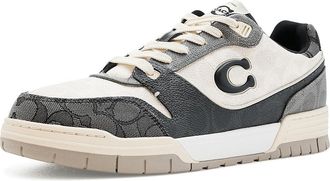 Coach Soho Sneakers In Mixed Signature Mens Cold Weather Boots Black/Chalk : 11.5 D - Medium, Canvas/Rubber/Textile