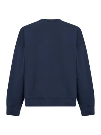Carhartt Work in Progress Mens Crewneck Sweatshirt Benton Blue Cotton Sweatshirts Sweater