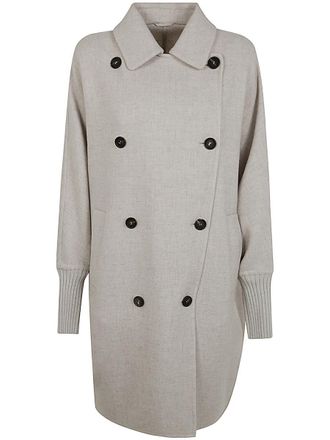 Brunello Cucinelli Over Peacoat Overcoat