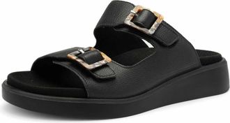 Ara Madeira Pantolette - Dames - Schoenen - Zwart - Maat: 39 EU Leer